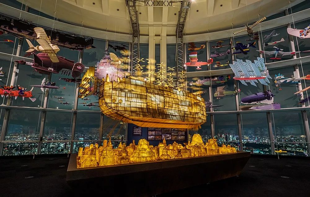 天空飛船空降吉卜力博物館的這個(gè)主題展覽活動，甚是吸引