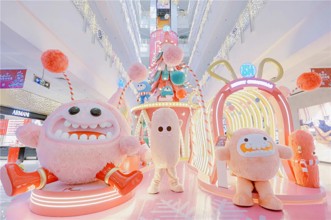 DODO星球軟萌“小怪獸”齊聚廈門SM廣場圣誕活動(dòng)策劃，超萌的
