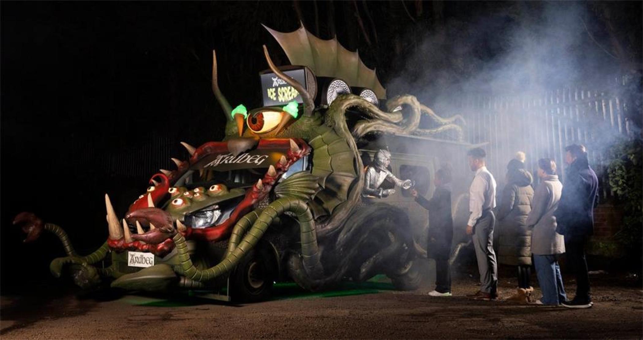 Ardbeg蘇格蘭威士忌推廣活動(dòng)策劃了一輛冰淇淋怪物貨車，好新奇